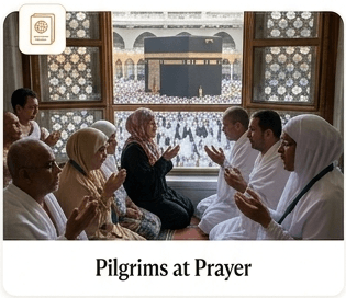 Pilgrims at Inner Prayer